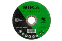 RIKA ABRR002 Metal Cutting Disc 125mm x 3.2mm x 22mm