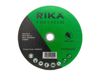 RIKA ABRR003 Metal Cutting Disc 230mm x 3.2mm x 22mm