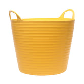 Faithfull 15 Litres Heavy-Duty Polyethylene Flex Yellow Tub FAIFLEX15Y