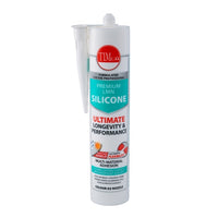 Timco 300ml Premium LMN Silicone Cartridge Water & UV Resistant White 732120