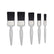 Harris Pack of 5 Flat Paint Brush Set Essentials For Gloss  101021005
