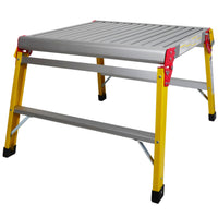 Excel Fibreglass Work Bench Platform Heavy Duty Folding Hop Up 600mm x 600mm