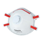 Timco One Size FFP3 Moulded Masks with Valve Adjustable latex 770120