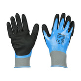 Timco Waterproof Grip Gloves Sandy Nitrile Foam Coated Polyester X Large 770485