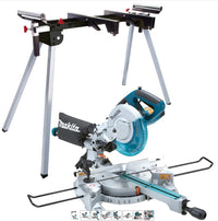 Makita LS0815FLN/1 216mm Sliding Compound Mitre Saw 110V With Laser LED Light & Leg Stand