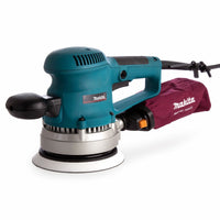 Makita BO6030 110V 6"/150mm Corded Random Orbit Sander with Dust Bag