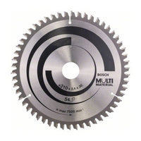 Bosch 210mm 54T Multi Material Circular Saw Blade 2608640511