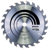 Bosch 184mm 184 x 16mm 24T Optiline Wood Circular Saw Blade 2608640817