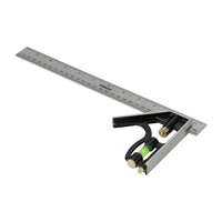 Timco 300mm Combination Square Depth Gauge Stainless Steel Blade 863963