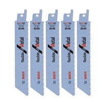 Bosch 150mm Sabre Saw Blade for Metal S922BF Pack of 5 2608656014