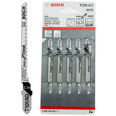 Bosch T101AO Wood Jigsaw Blade Pack of 5 - 2608630031