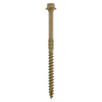 Timco Timber Frame Construction & Landscaping Screws - Hex - Exterior - Green Organic 6.7 x 87