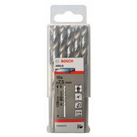 Bosch  7.5mm HSS-G Drill Bits Twist Drill Bit 109 mm Plain Shank 2608595071