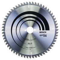 Bosch 250mm 60T Wood Circular Saw Blade Optiline 2608640644  Mitre saws 250 x 3.2 x30mm