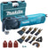Makita TM3010CK 110V Oscillating Multi-Tool Quick Change Blade with 39 Piece Accessories Set