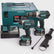 Makita DLX2145TJ 18V LXT Twin Pack (DHP458Z + DTD152Z) With 2 x 5.0Ah Battery Charger & Type 3 Case