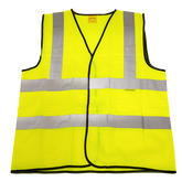 Sealey Worksafe® Hi-Vis Yellow Waistcoat - Large 9804L
