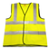 Sealey Worksafe® Hi-Vis Yellow Waistcoat - Large 9804L