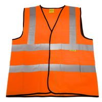 Sealey Worksafe® Hi-Vis Orange Waistcoat - Medium 9812M
