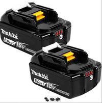 Makita BL1860B 18V LXT Li-ion 6.0Ah Genuine Battery 197422-4 Twin Pack