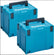 Makita 821552-6 Type 4 Makpac Connector Stacking Large Case No Inlay Twin Pack