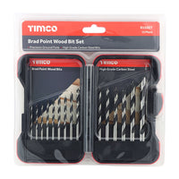 Timco Brad Point High grade High Speed Steel Wood Bit Set B15SET