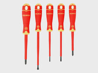 Bahco B220.005 VDE Insulated Screwdriver 5 Piece Set  Slotted/Phillips 1000V BAH220005