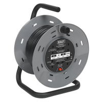 Sealey BCR153T 15m Cable Reel with Thermal Trip 4 x 230V