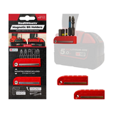 StealthMounts Milwaukee Bit Holder Pack of 2 SMT-BH-MW18-RED