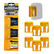 StealthMounts DeWalt 18V & Flexvolt Battery Mounts Pack of 6 SMT-BM-DW20-YLW