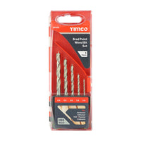 Timco Brad Point Wood Bit Set 5pcs BP5DS