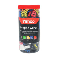 Timco 20Pcs Veto Standard Mixed Set of Bungee Cords (20/Tube) BUNMIX20