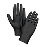 Nitrile Powder free Examination Gloves (BLACK)-Size XLarge
