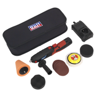 Sealey CP2812V Cordless Mini Sander/Polisher Kit 75mm 12V Lithium-ion