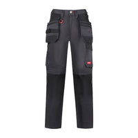 Timco W40 L32 Craftsman Trousers Heavy Duty 4-way Grey/Black CTGBK4032