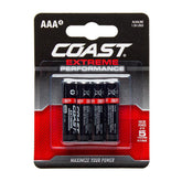 Coast Extreme Performance Alkaline AAA Batteries 4-Pack EPAAA4PC