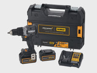 DeWalt DCD85MP2T McLaren F1 18V XR Cordless Brushless Combi Hammer Drill With 2 x 5AH Batteries, Charger & Case