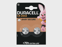 Duracell DURCR2032 CR2032 Coin Lithium Battery (Pack 2)