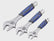 Faithfull 3 Piece Adjustable Spanner Set Moulded Soft-Grip  FAIAS3PCA