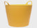 Faithfull 28 Litres Heavy-Duty Polyethylene Flex Yellow Tub FAIFLEX28Y