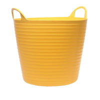 Faithfull 60 Litres Heavy-Duty Polyethylene Flex Yellow Tub FAIFLEX60Y