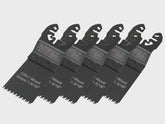 Faithfull  FAIMFW34B Multi-Function Tool CrV Flush Cut Wood Blade Ground Side Set 34mm (Pack 5