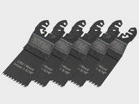 Faithfull  FAIMFW34B Multi-Function Tool CrV Flush Cut Wood Blade Ground Side Set 34mm (Pack 5