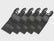 Faithfull  FAIMFW34B Multi-Function Tool CrV Flush Cut Wood Blade Ground Side Set 34mm (Pack 5