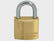 Faithfull 30mm Brass & steel shackle Padlock Lock Features 3 Keys FAIPLB30