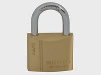 Faithfull 40mm Brass & steel shackle Padlock Lock Features 3 Keys FAIPLB40