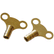 Faithfull Radiator Keys Brass Handy Item Pack of 2 FAIRADKEY