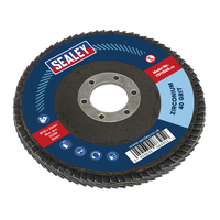 Sealey 115mm Zirconium Flap Disc 40Grit 22mm Bore FD11540