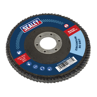 Sealey 115mm Zirconium Flap Disc 80Grit 22mm Bore FD11580