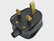 Faithfull 13A Black Plug 240V FPPPLUG13R